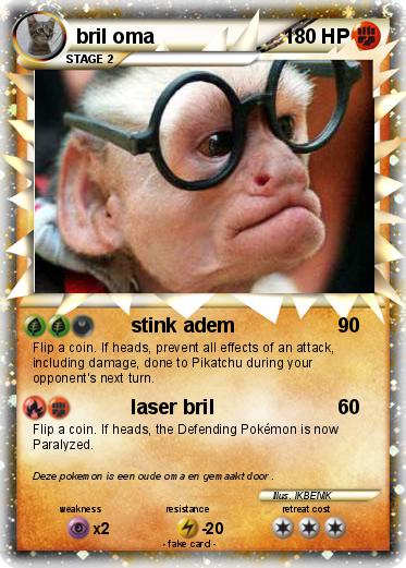Pokemon bril oma
