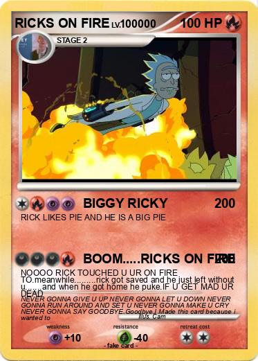 Pokemon RICKS ON FIRE