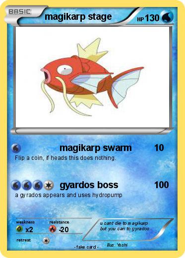 Pokemon magikarp stage