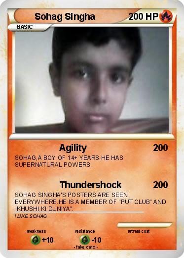 Pokemon Sohag Singha
