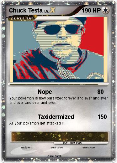 Pokemon Chuck Testa