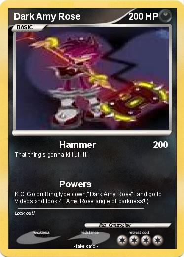 Pokemon Dark Amy Rose