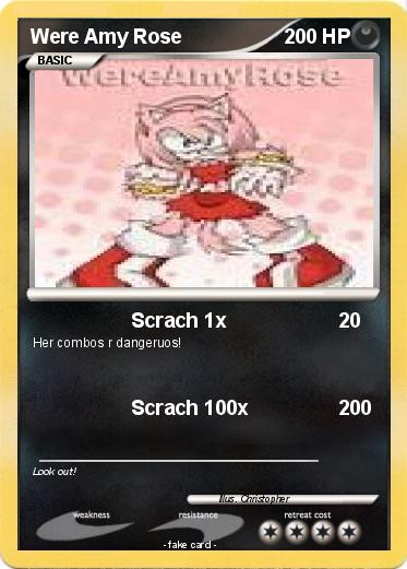 Pokemon Were Amy Rose