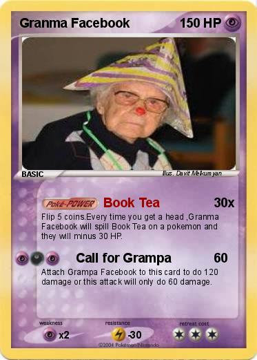 Pokemon Granma Facebook