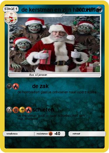 Pokemon de kerstman en zijn horrorelfen