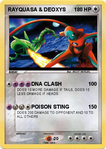 Pokemon RAYQUASA & DEOXYS
