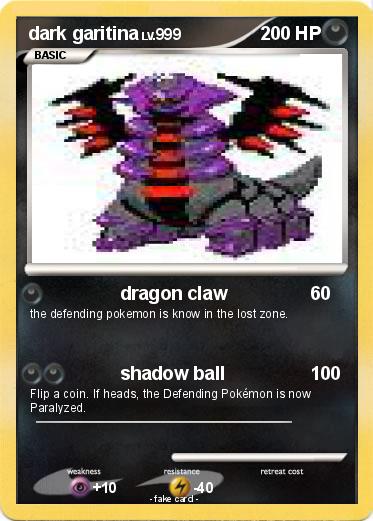 Pokemon dark garitina