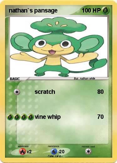 Pokemon nathan`s pansage