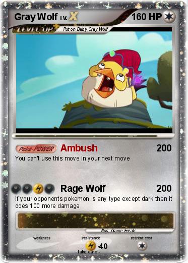 Pokemon Gray Wolf