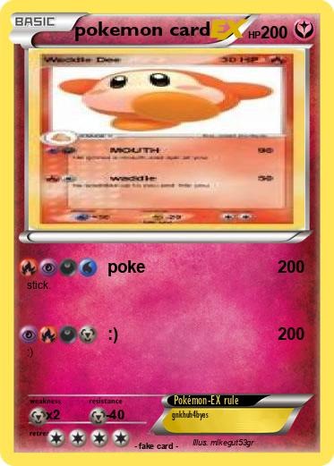 Pokemon pokemon card