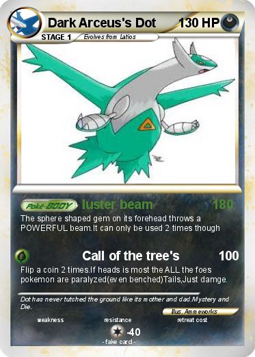 Pokemon Dark Arceus's Dot