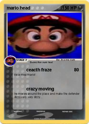 Pokemon mario head