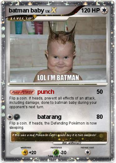 Pokemon batman baby