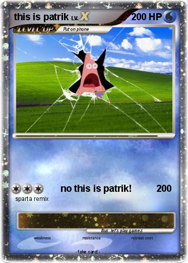 Pokemon this is patrik
