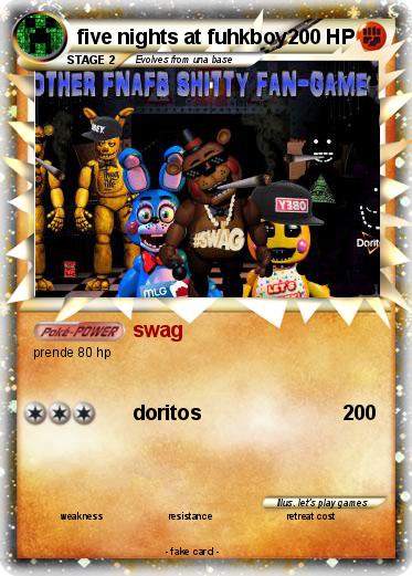 Pokemon five nights at fuhkboy