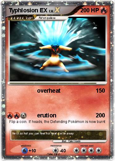 Pokemon Typhlosion EX