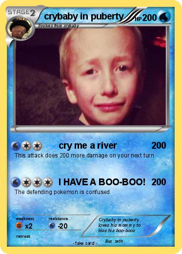 Pokemon crybaby in puberty
