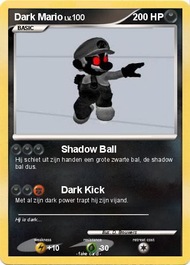 Pokemon Dark Mario