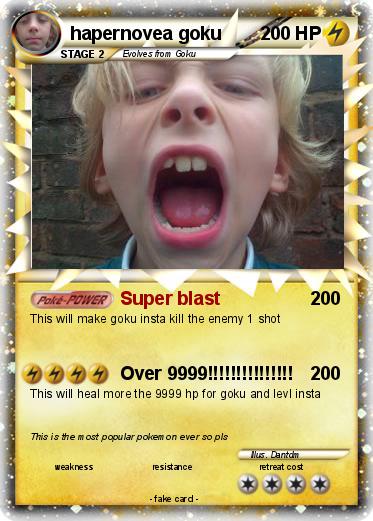 Pokemon hapernovea goku