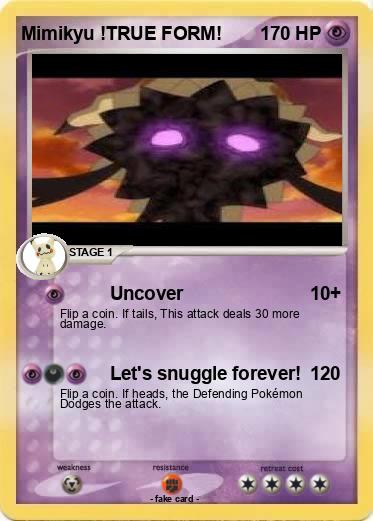 Pokemon Mimikyu !TRUE FORM!