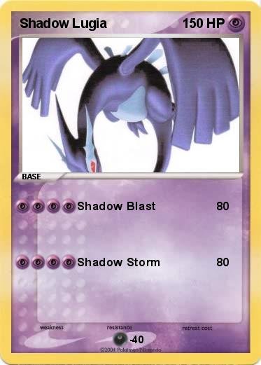 Pokemon Shadow Lugia
