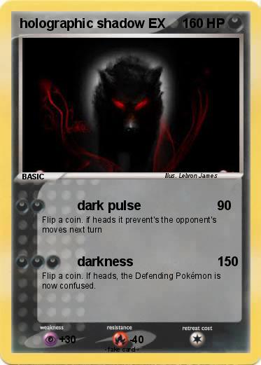 Pokemon holographic shadow EX