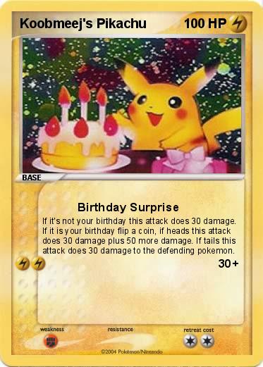 Pokemon Koobmeej's Pikachu