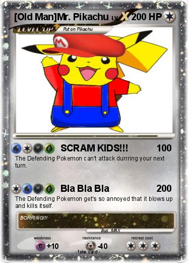 Pokemon [Old Man]Mr. Pikachu