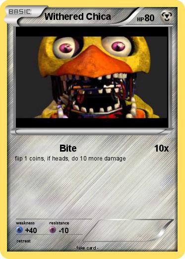 Pokemon Withered Chica