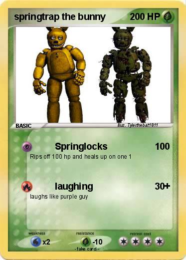 Pokemon springtrap the bunny