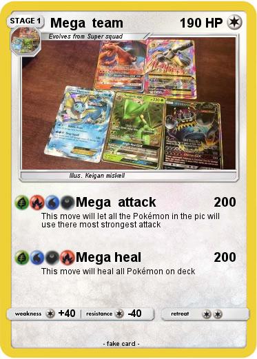 Pokemon Mega  team