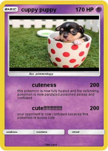 Pokemon cuppy puppy