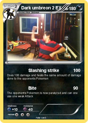 Pokemon Dark umbreon 2 EX