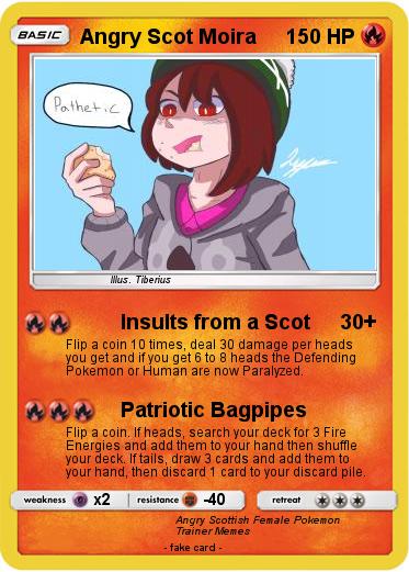 Pokemon Angry Scot Moira