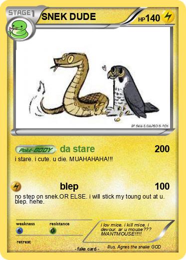 Pokemon SNEK DUDE
