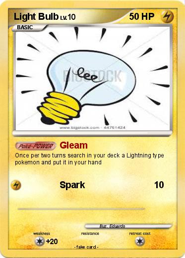 Pokemon Light Bulb