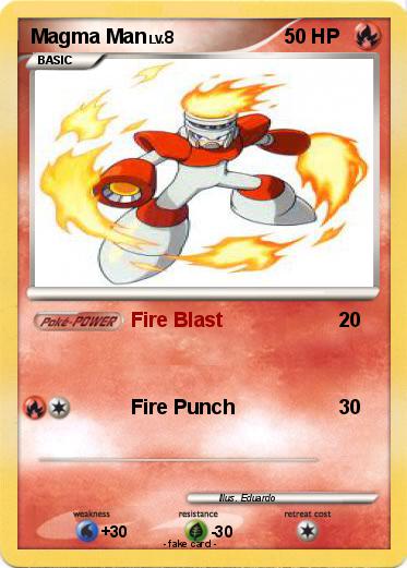 Pokemon Magma Man