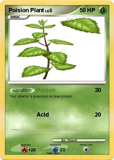 Pokemon Poision Plant