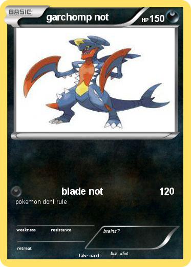 Pokemon garchomp not