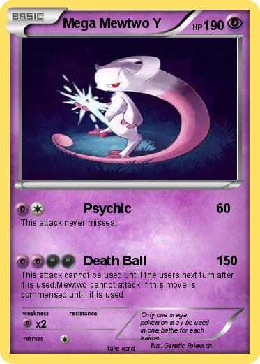 Pokemon Mega Mewtwo Y