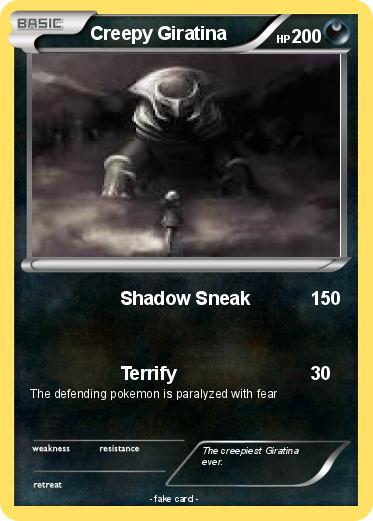 Pokemon Creepy Giratina