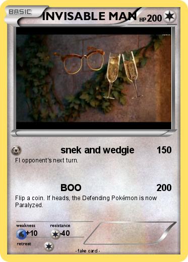 Pokemon INVISABLE MAN