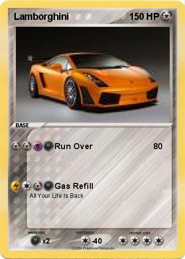 Pokemon Lamborghini
