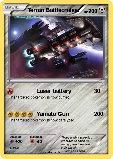 Pokemon Terran Battlecruiser