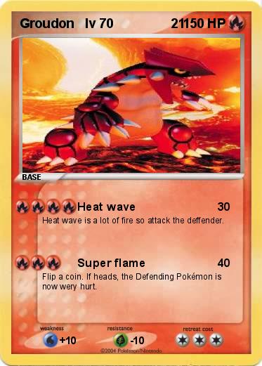 Pokemon Groudon   lv 70                21