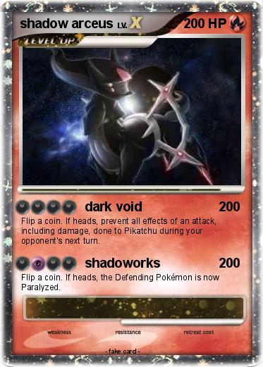 Pokemon shadow arceus