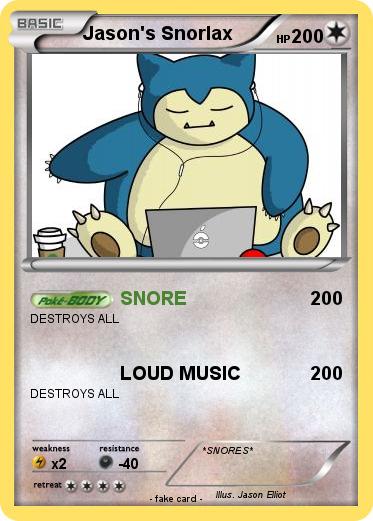 Pokemon Jason's Snorlax