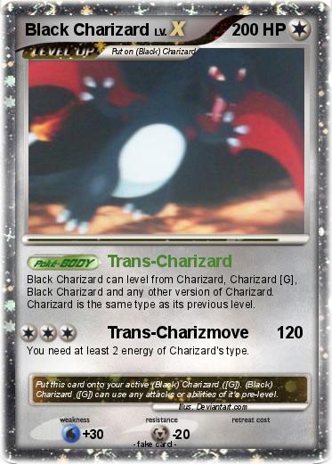 Pokemon Black Charizard