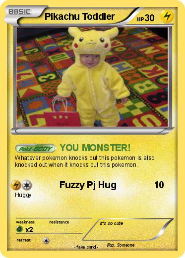 Pokemon Pikachu Toddler