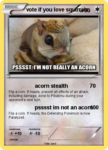 Pokemon vote if you love squirrels